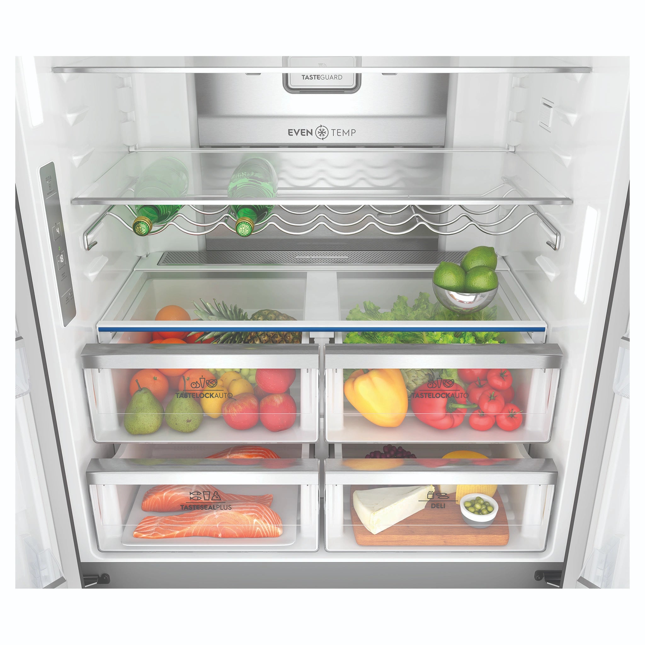 Electrolux 562L UltimateTaste 700 Side By Side Refrigerator EQE5607BA, Inside View