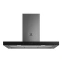 Electrolux 90cm Dark Stainless Canopy Rangehood ERC925DSD, Front View