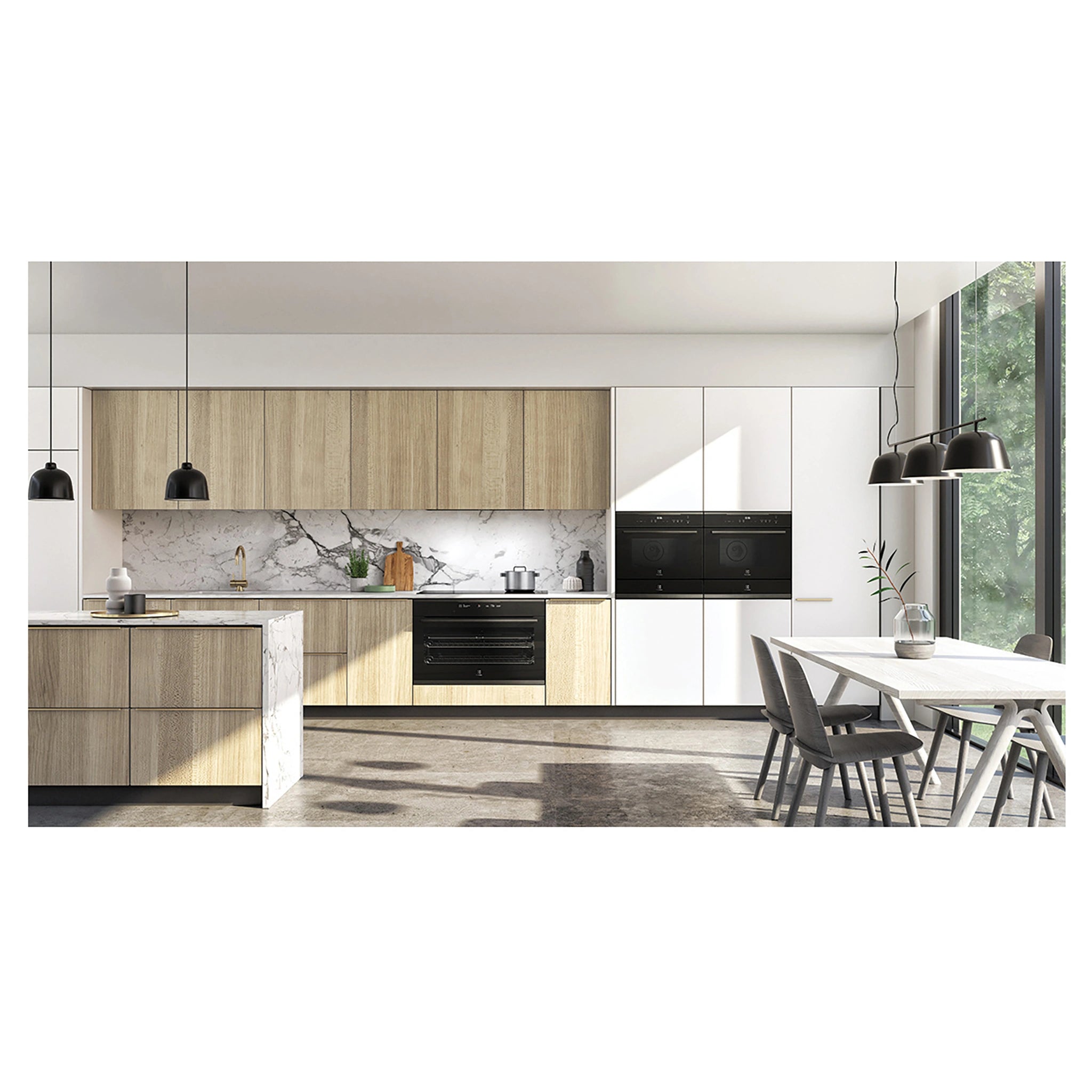 Electrolux ERI842DSD 86cm Dark Stainless Under-Cupboard Rangehood, Lifestyle View 1