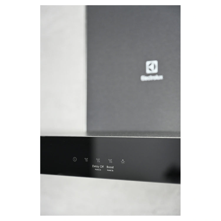 Electrolux 90cm Dark Stainless UltimateTaste 700 Integrated Rangehood ERI935DSE, Panel View 2