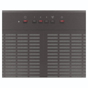 Electrolux 86cm UltimateTaste 700 Integrated Rangehood – Dark Stainless ERI955DSE, Control Panel Close-Up View