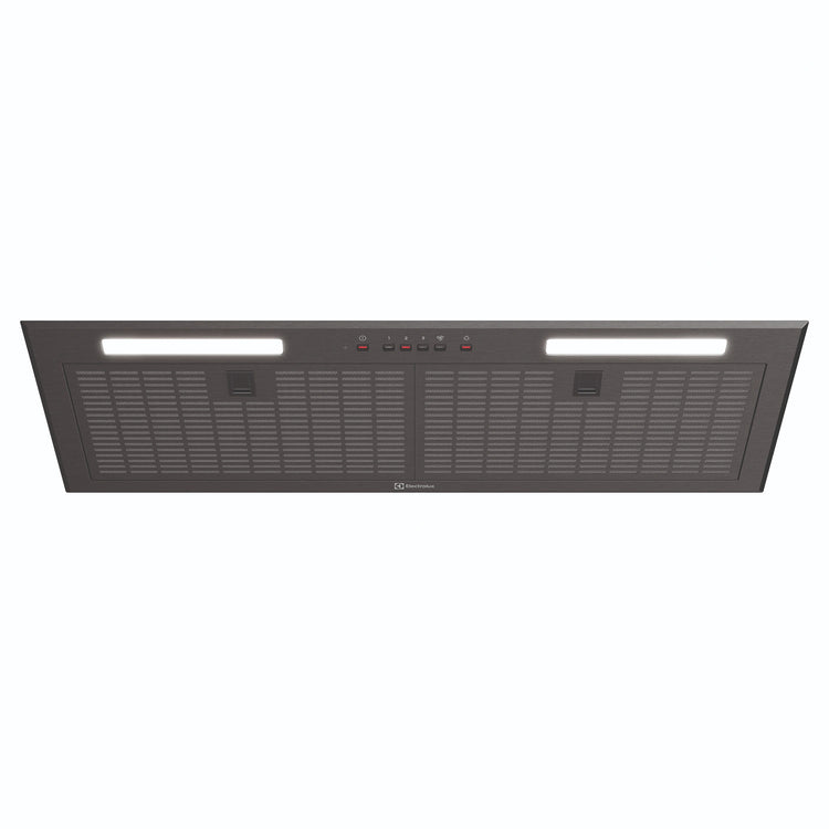 Electrolux 86cm UltimateTaste 700 Integrated Rangehood – Dark Stainless ERI955DSE, Control Panel View 2