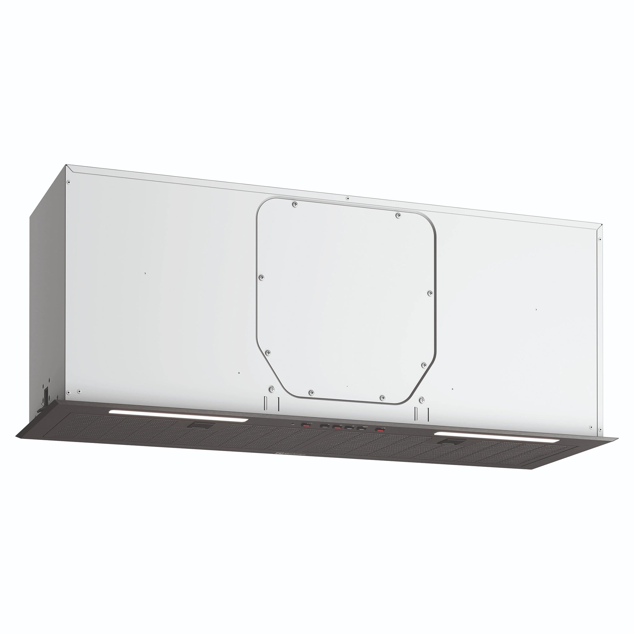 Electrolux 86cm UltimateTaste 700 Integrated Rangehood – Dark Stainless ERI955DSE, Right Side View