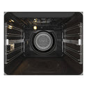 Electrolux 60cm Dark Stainless Steel Oven with Steam Bake EVE614DSE, Door Open View