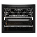Electrolux 60cm Dark Stainless Steel Oven with Steam Bake EVE614DSE, Door Open View