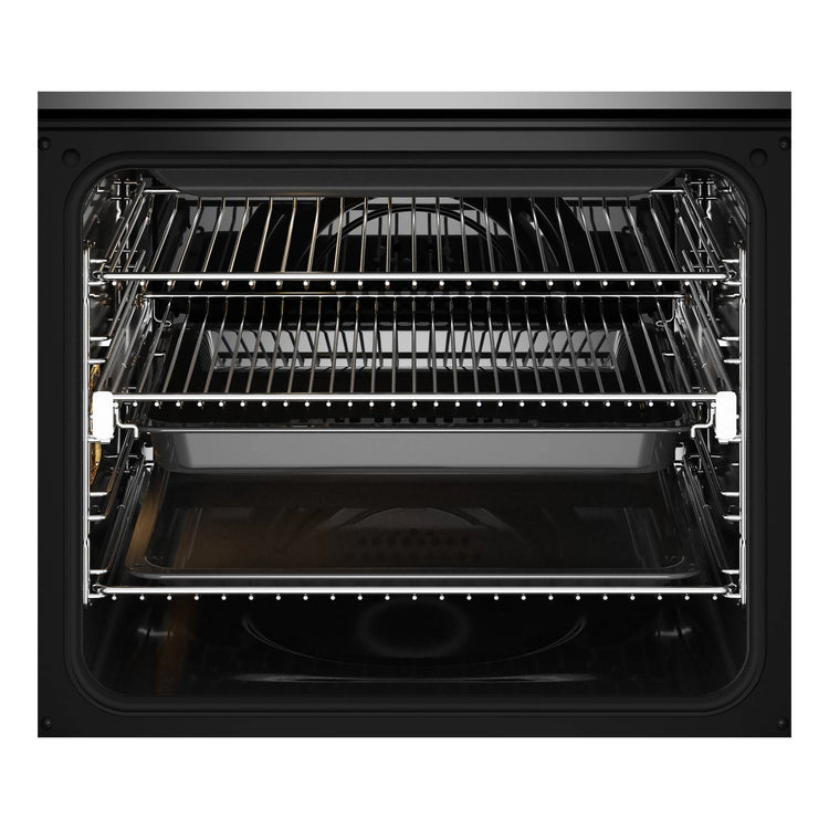 Electrolux 60cm Dark Stainless Steel Oven with Steam Bake EVE614DSE, Door Open View