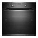 Electrolux 60cm Pyrolytic Dark Stainless Steel Oven with SteamBake EVEP614DSE, Front View
