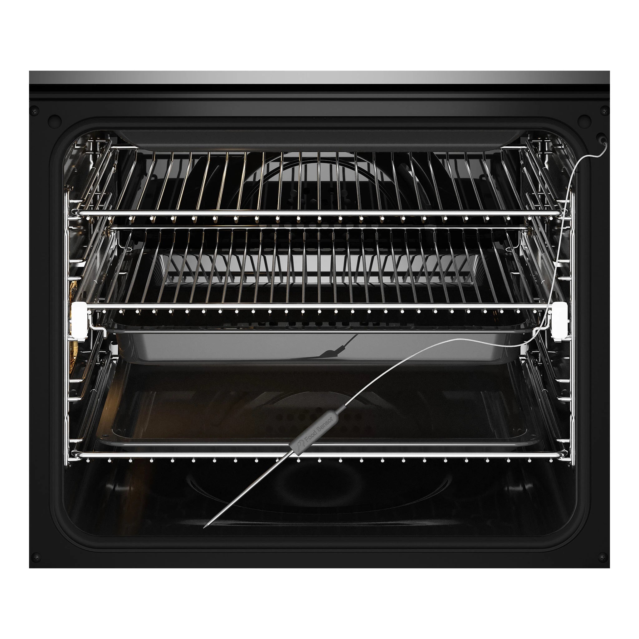 Electrolux 60cm Pyrolytic Built-In Steam Oven EVEP615DSE, Front View with Door Open