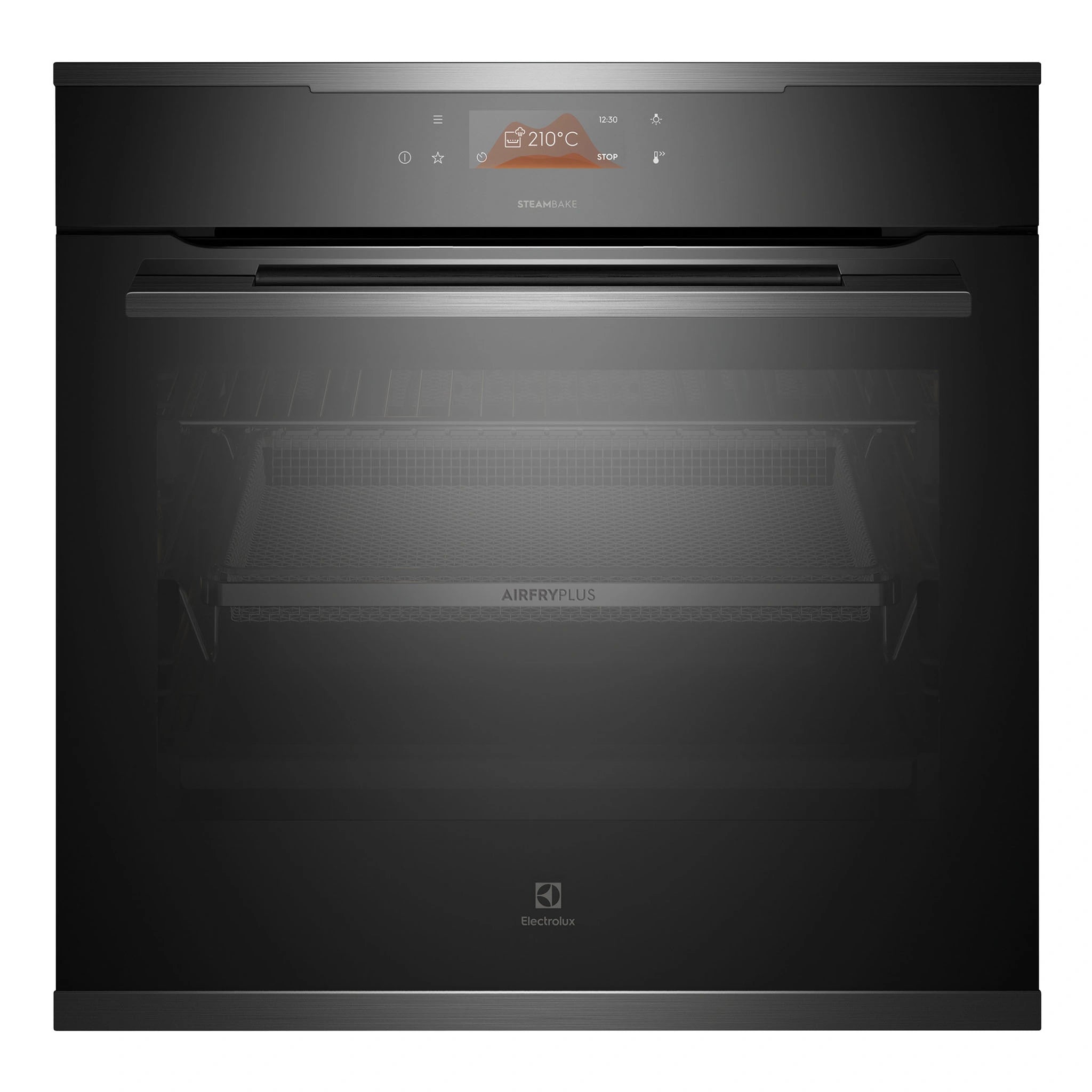 Electrolux 60cm Pyrolytic Built-In Oven with Steam Bake EVEP616DSE, Front View