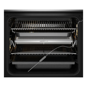 Electrolux 60cm Pyrolytic Built-In Oven with Steam Bake EVEP616DSE, Front View with Door Open