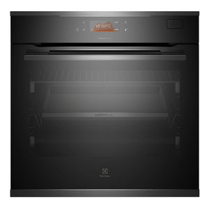 Electrolux 60cm Pyrolytic Dark Stainless Oven with Steam EVEP618DSE, Front View