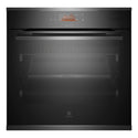 Electrolux 60cm Pyrolytic Dark Stainless Oven with Steam EVEP618DSE, Front View