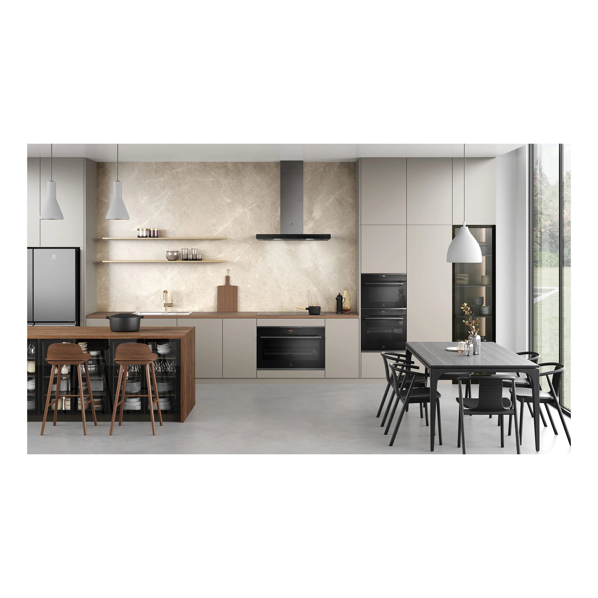 Electrolux 60cm Pyrolytic Dark Stainless Oven with Steam EVEP618DSE, Life Style