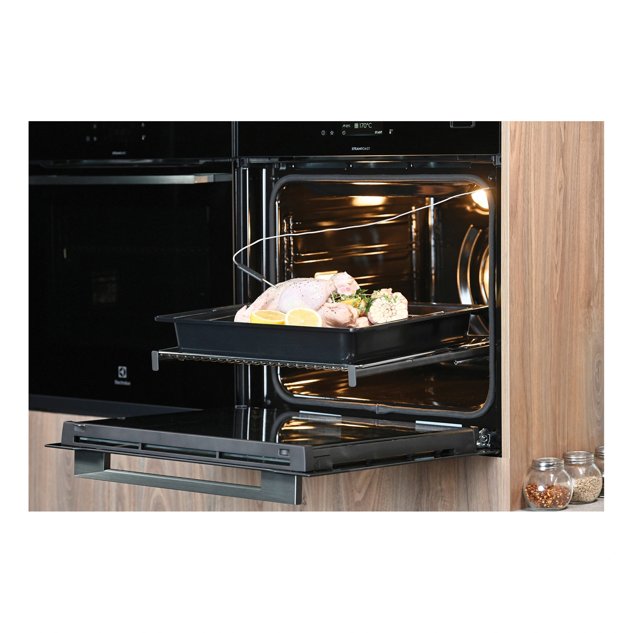 Electrolux 60cm Pyrolytic Dark Stainless Steel Oven with Steam EVEP619DSE, Feature 6