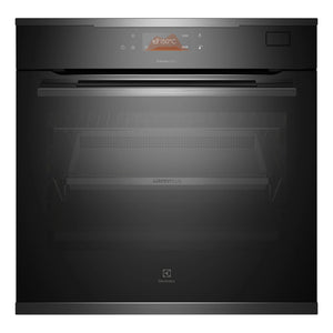 Electrolux 60cm Pyrolytic Dark Stainless Steel Oven with Steam EVEP619DSE, Front View