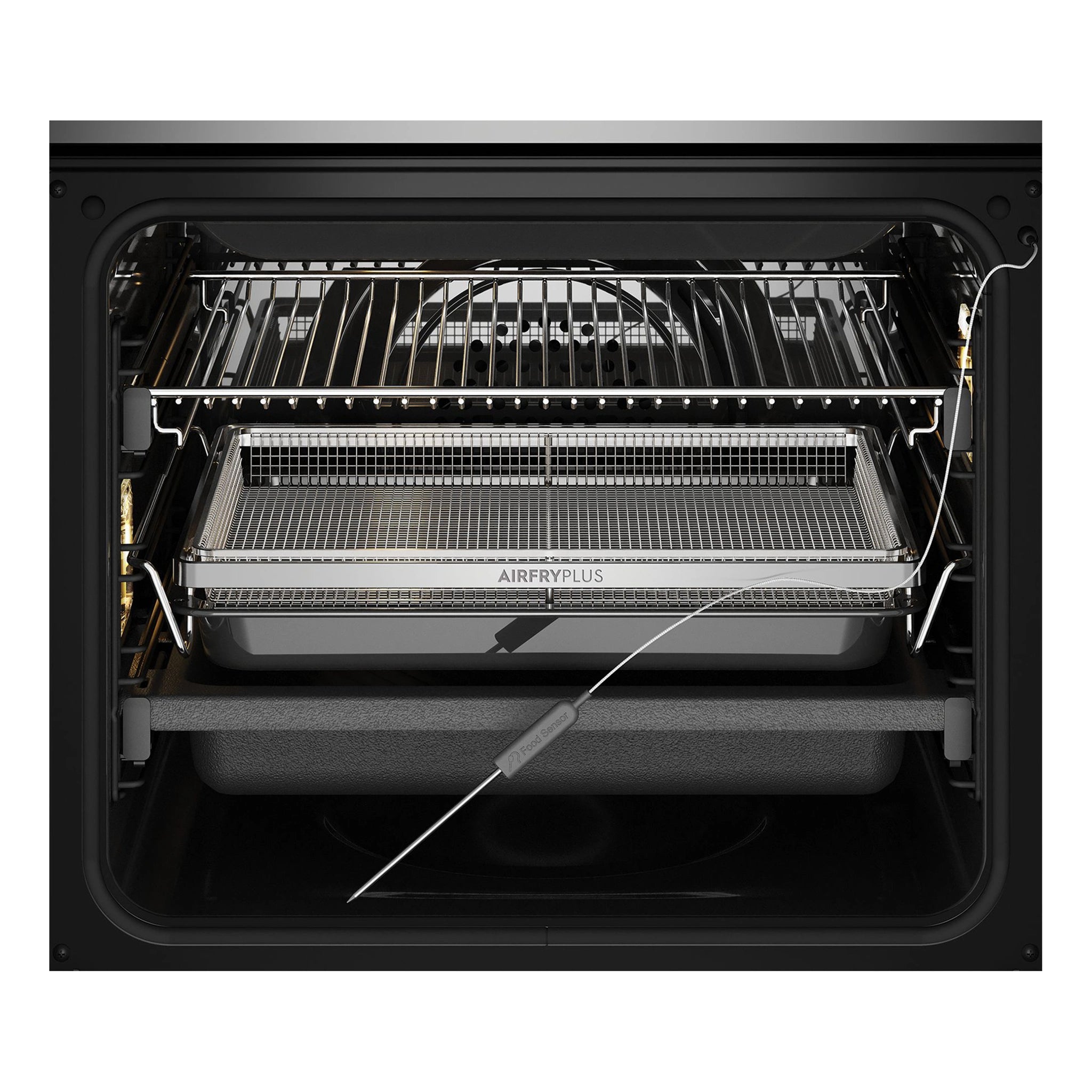 Electrolux 60cm Pyrolytic Dark Stainless Steel Oven with Steam EVEP619DSE, Inside View 2