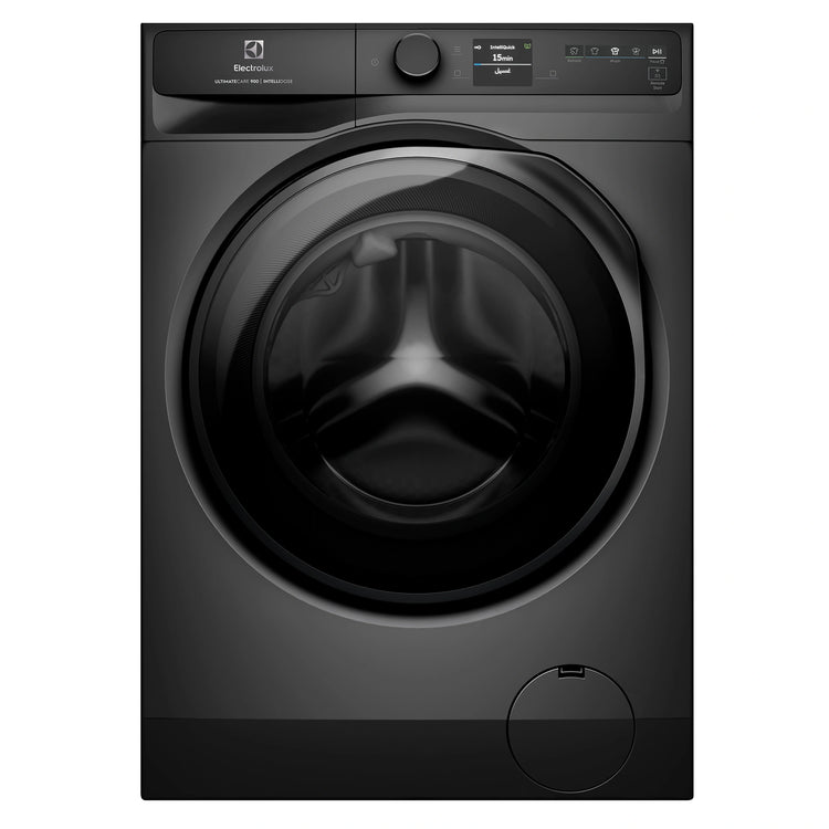 Electrolux 10kg UltimateCare 900 Front Load Washing Machine – Dark Onyx EWF1042R9SC, Front View
