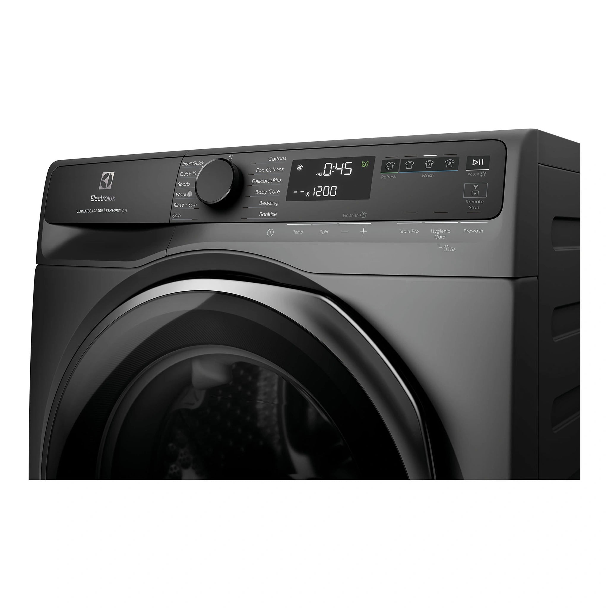 Electrolux EWF1043R7SC 10kg UltimateCare 700 Front Load Washing Machine - Dark Onyx