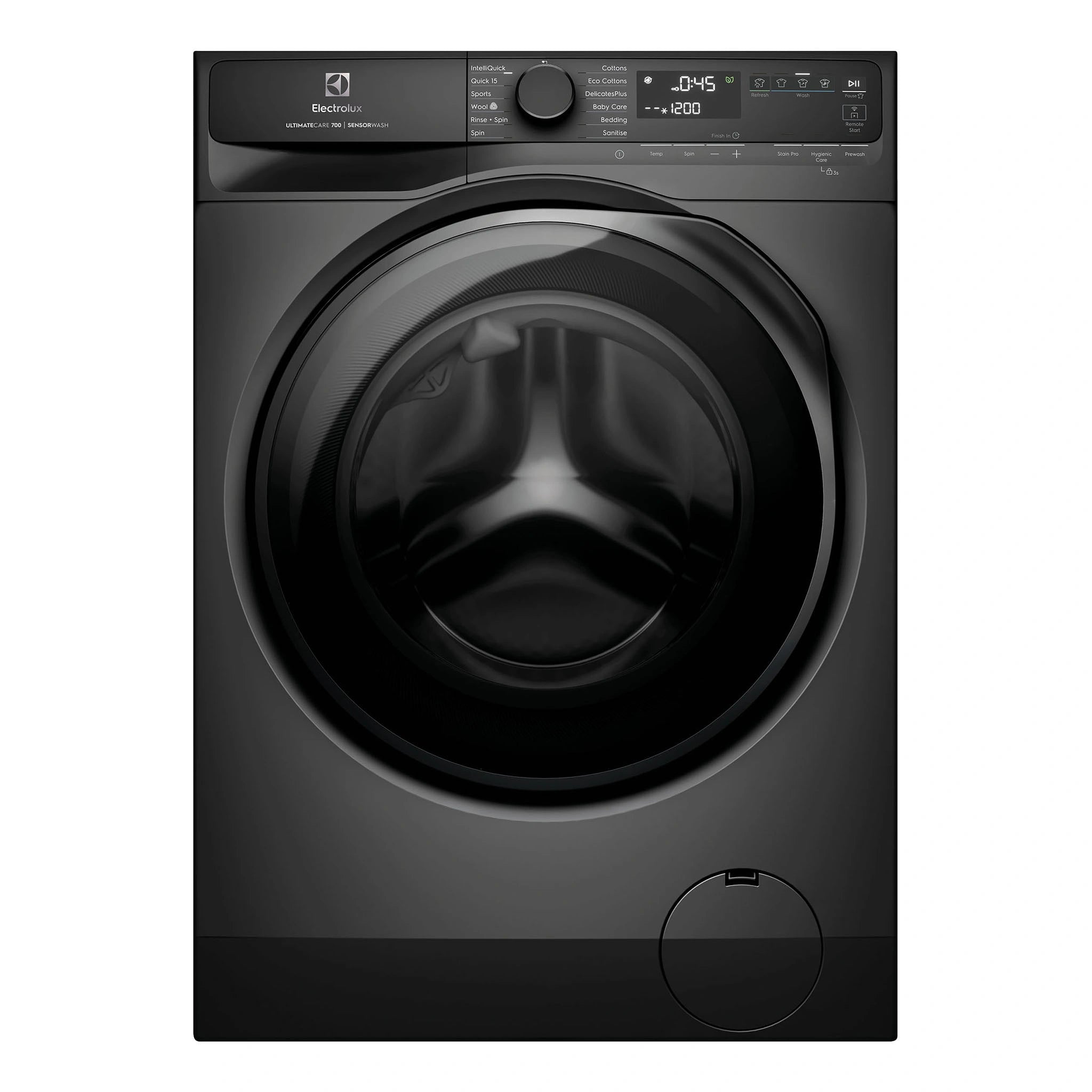 Electrolux 10kg UltimateCare 700 Front Load Washing Machine EWF1043R7SC, Front View