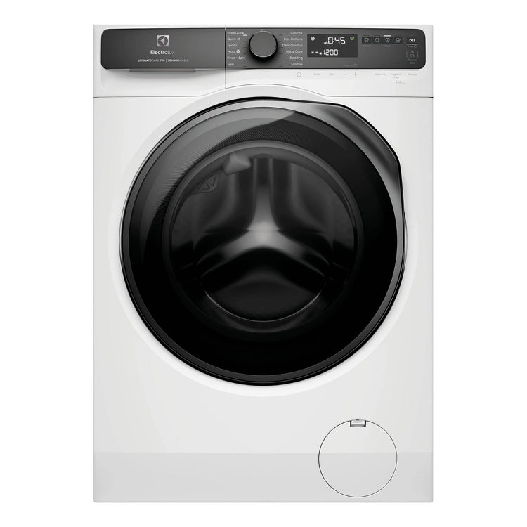 Electrolux 10kg UltimateCare 700 Front Load Washing Machine - White EWF1043R7WC, Front View
