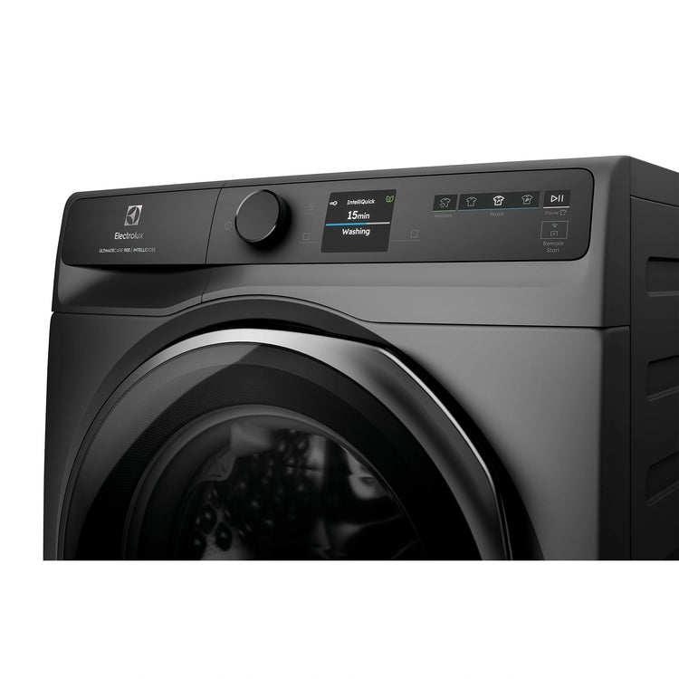 Electrolux 900 Series 12kg UltimateCare Front Load Washing Machine Dark Onyx EWF1242R9SC, Control Panel View