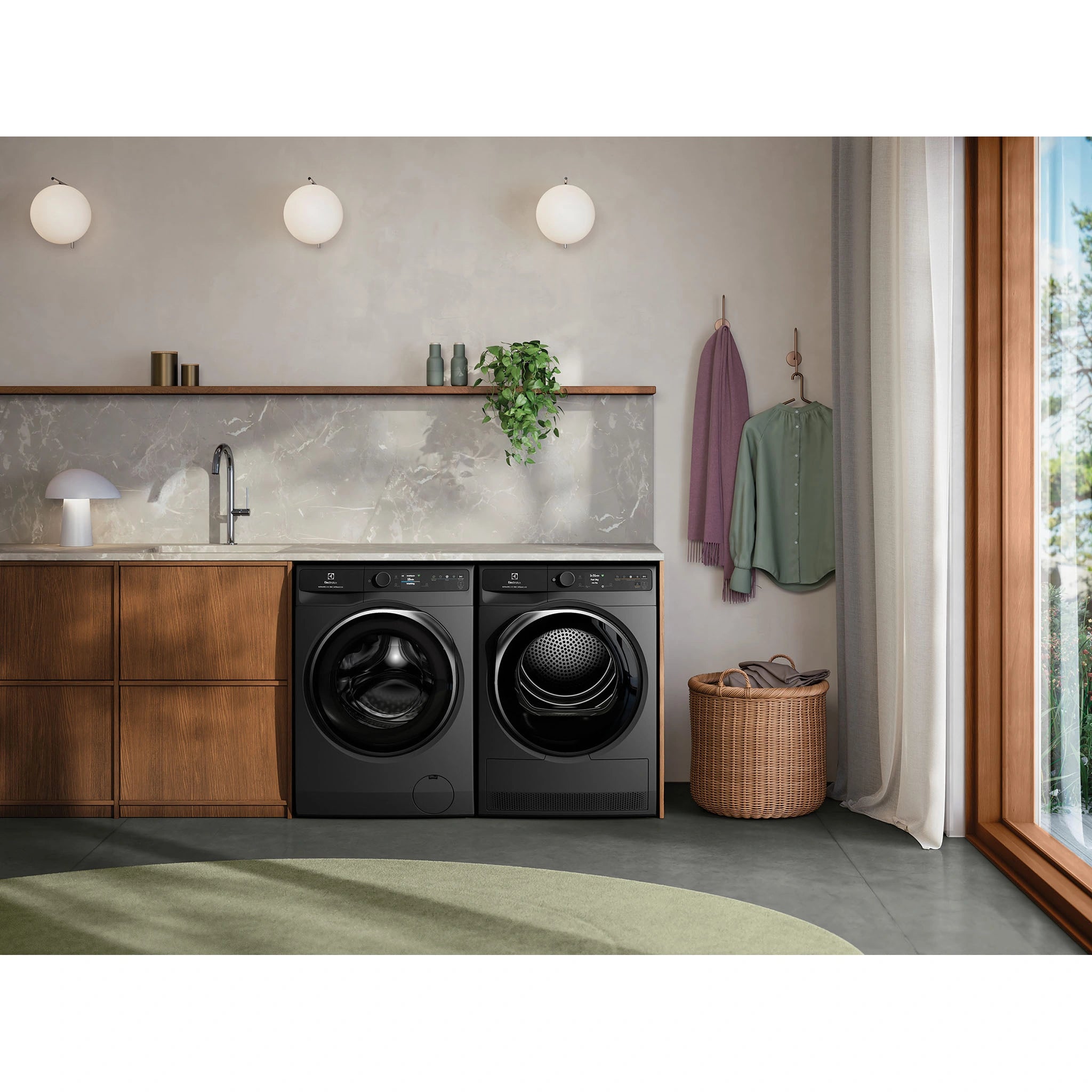 Electrolux EWF1242R9SC 900 Series 12kg UltimateCare Front Load Washing Machine - Dark Onyx