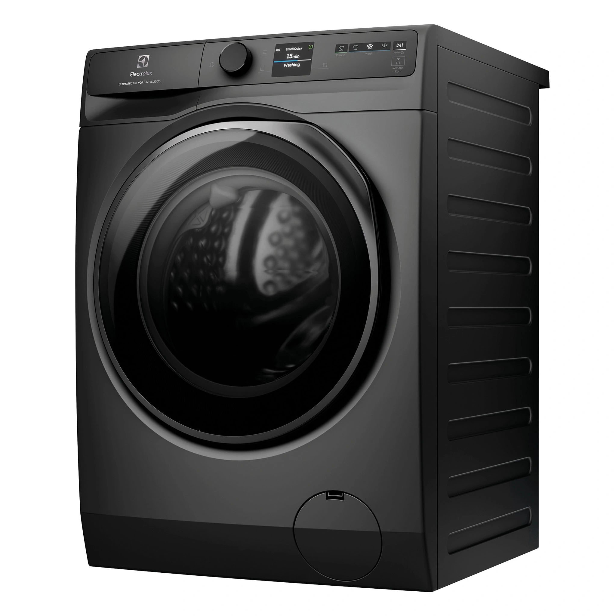 Electrolux 900 Series 12kg UltimateCare Front Load Washing Machine Dark Onyx EWF1242R9SC, Right Side View