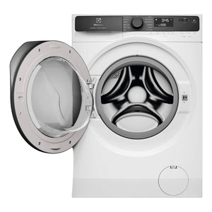 Electrolux 8kg 500 Series White Front Load Washing Machine EWF8023P5WCS, Front View with Door Open