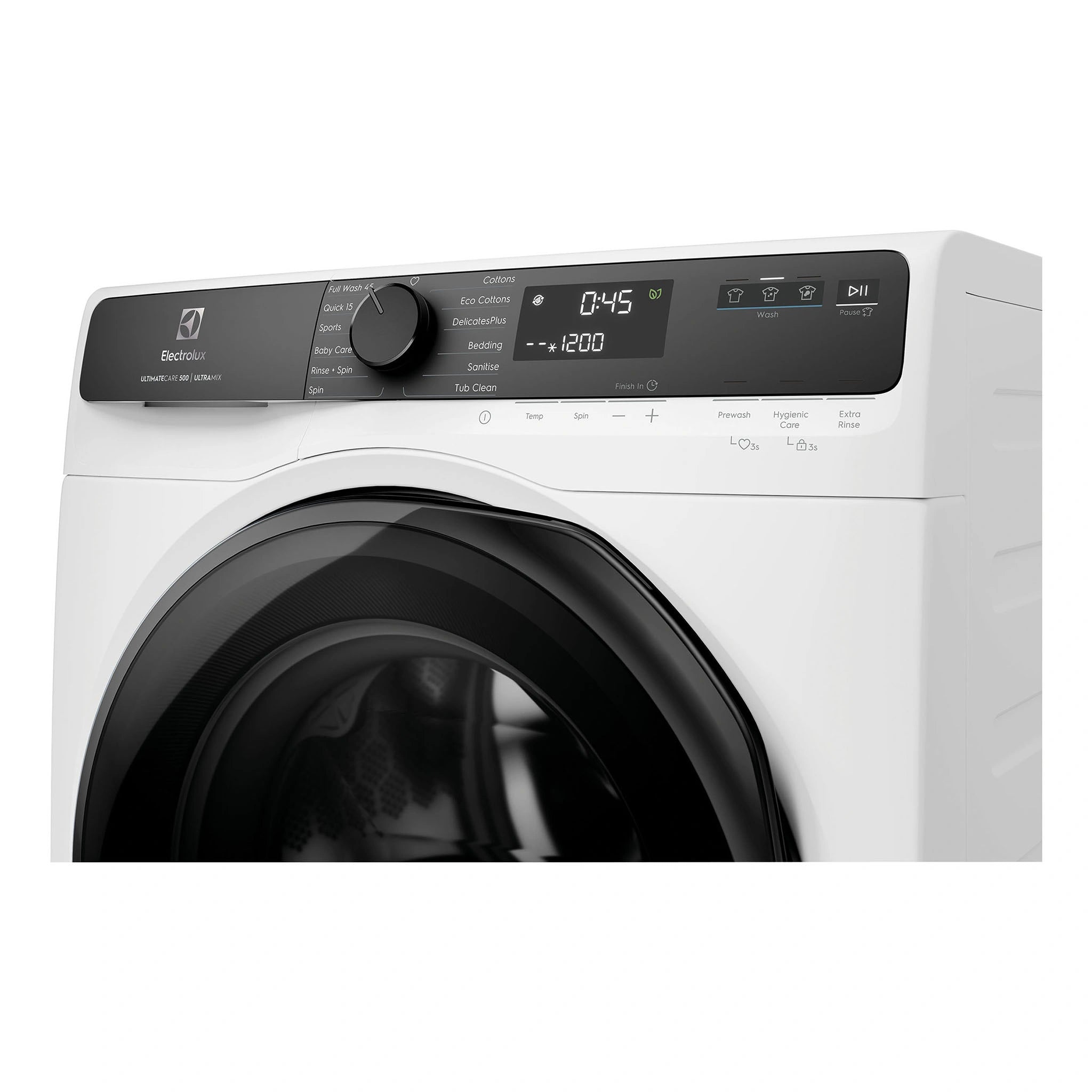 Electrolux 8kg UltimateCare 500 Front Load Washing Machine EWF8023P5WC, Controls