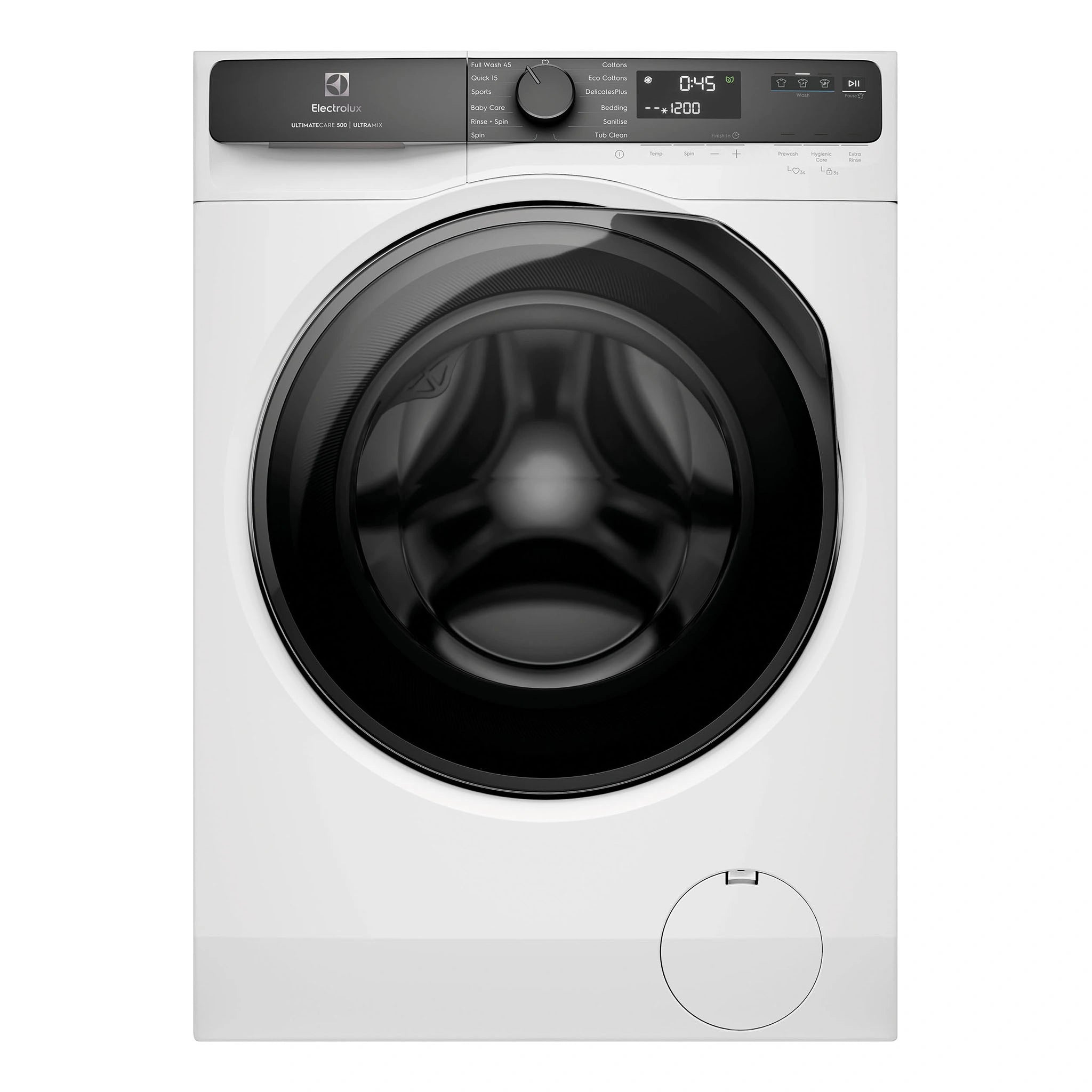 Electrolux 8kg UltimateCare 500 Front Load Washing Machine EWF8023P5WC, Front View