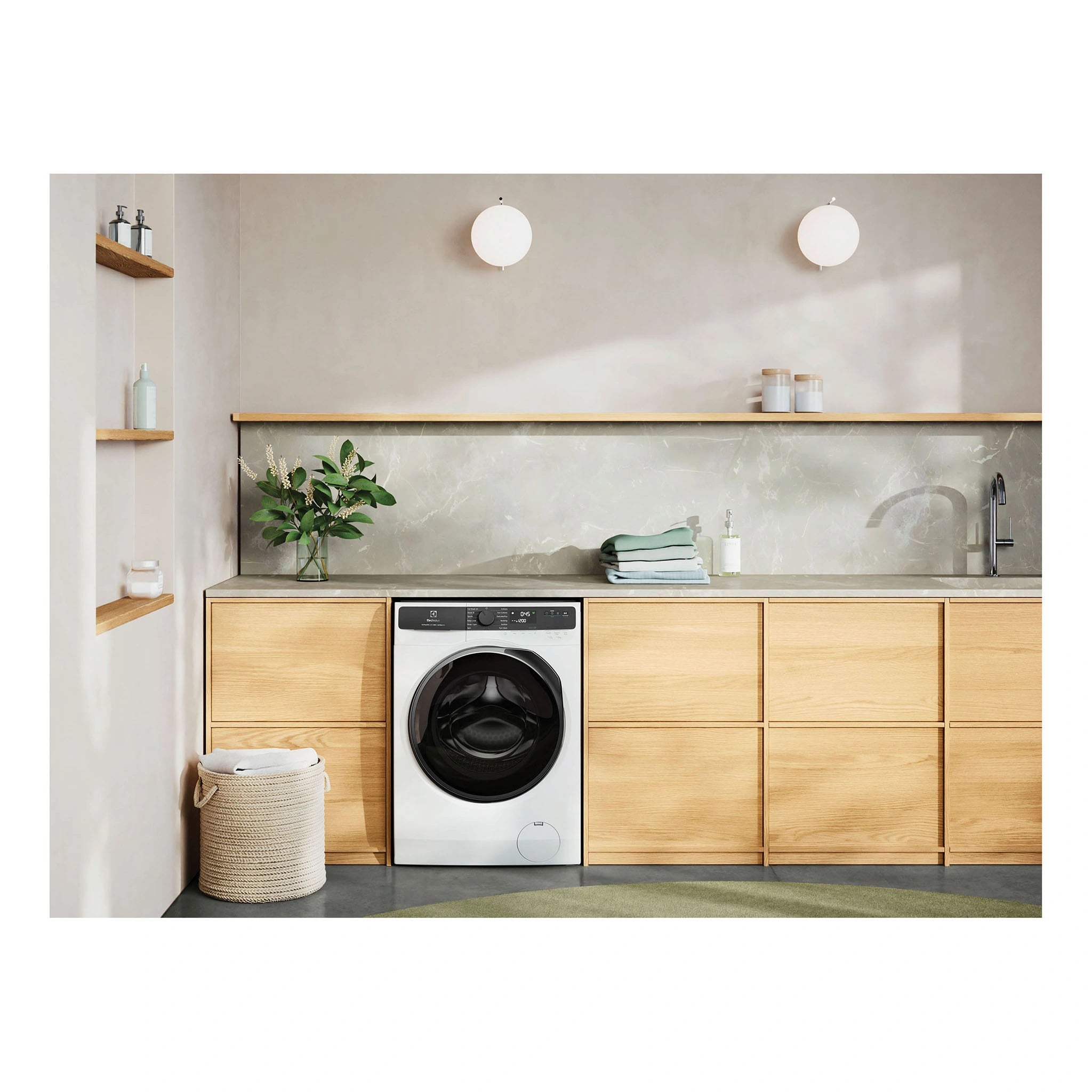 Electrolux 8kg UltimateCare 500 Front Load Washing Machine EWF8023P5WC, Lifestyle