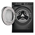 Electrolux 9kg UltimateCare 700 Dark Onyx Front Load Washing Machine EWF9043R7SCS, Front View with Door Open
