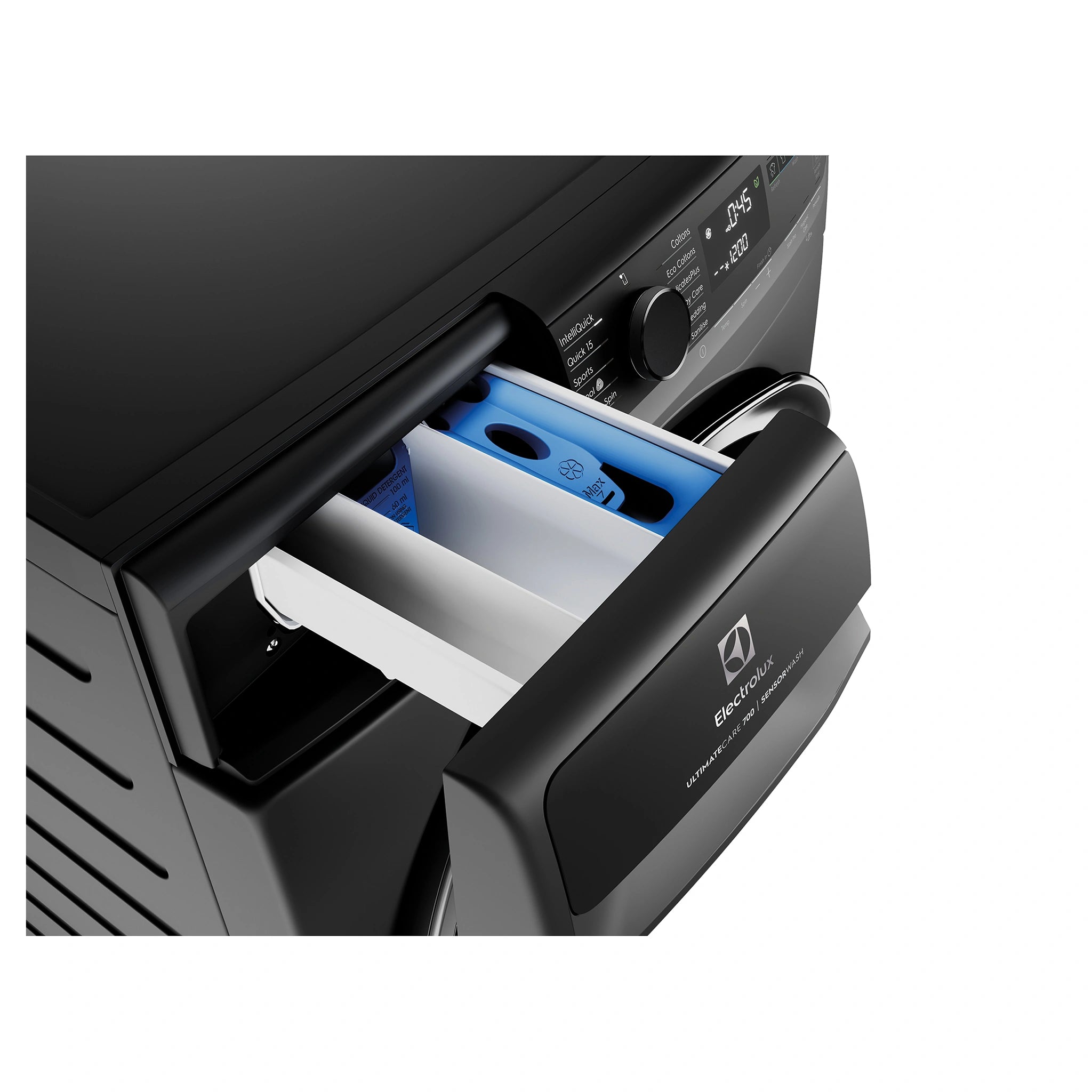 Electrolux 9kg UltimateCare 700 Front Load Washing Machine - Dark Onyx EWF9043R7SC, Detergent