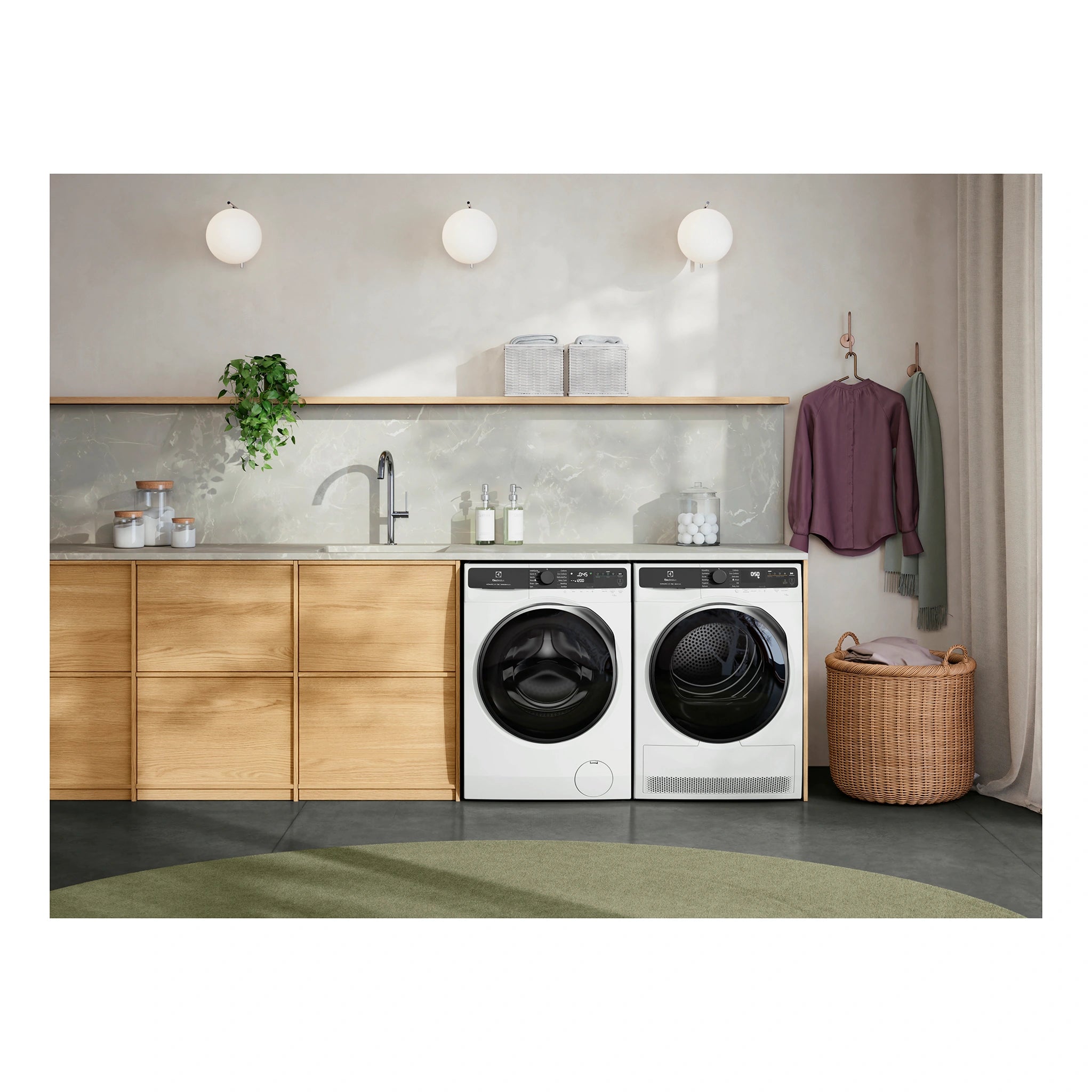 Electrolux 9kg UltimateCare 700 White Front Load Washing Machine EWF9043R7WCS, LIfe Style