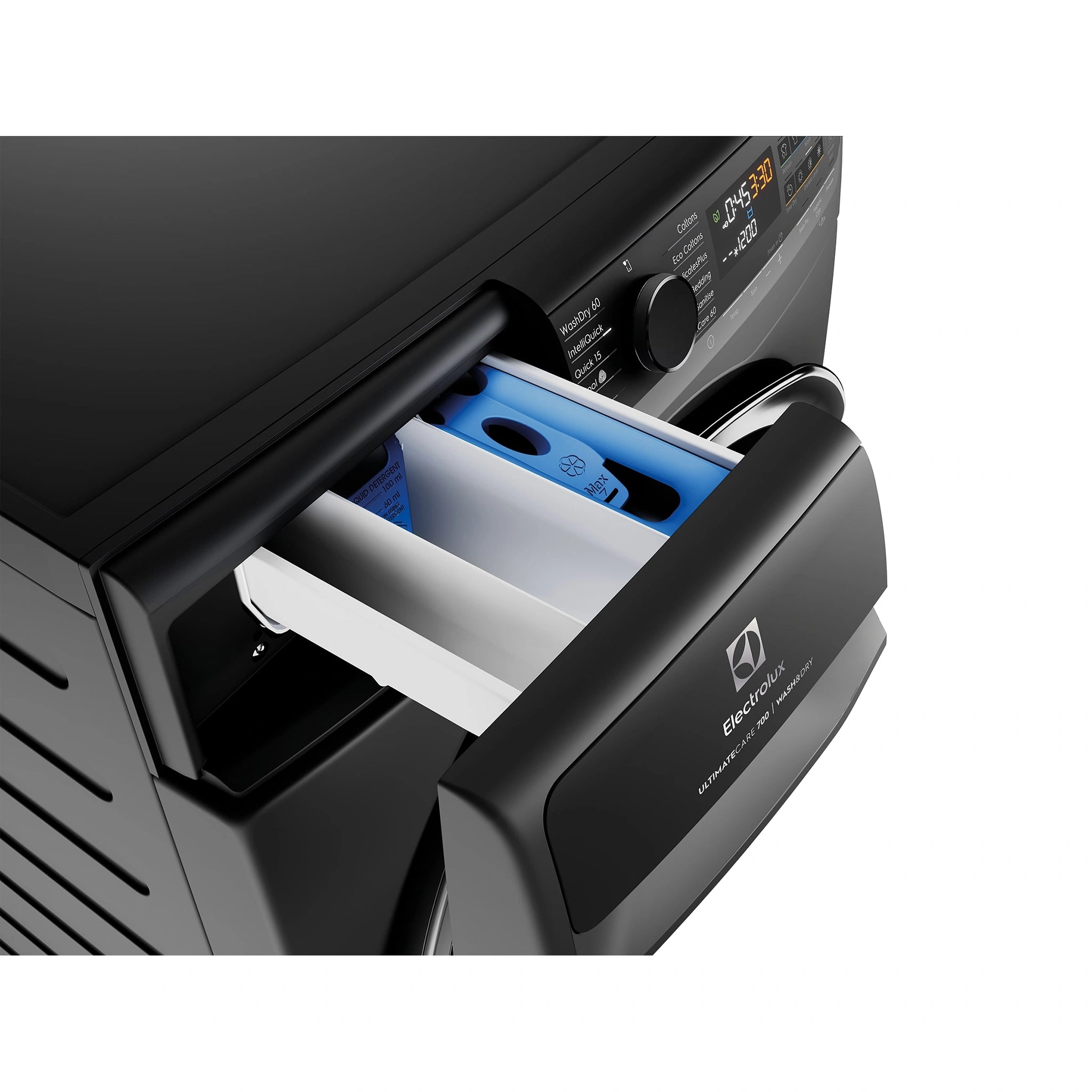 Electrolux 10/7kg Ultimate Care 700 Washer Dryer Combo EWW1043R7SC, Drawer Open