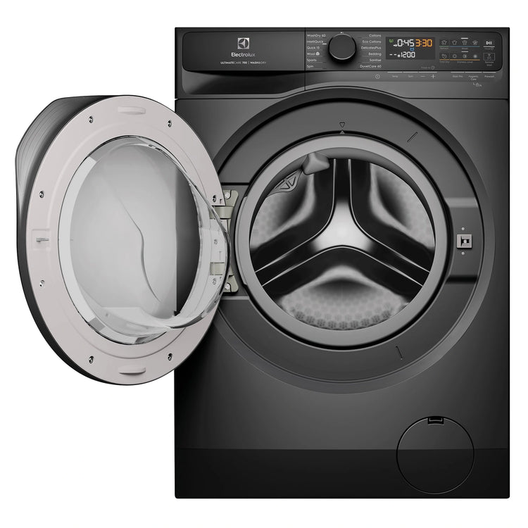 Electrolux 10/7kg Ultimate Care 700 Washer Dryer Combo EWW1043R7SC, Front View With Door Open
