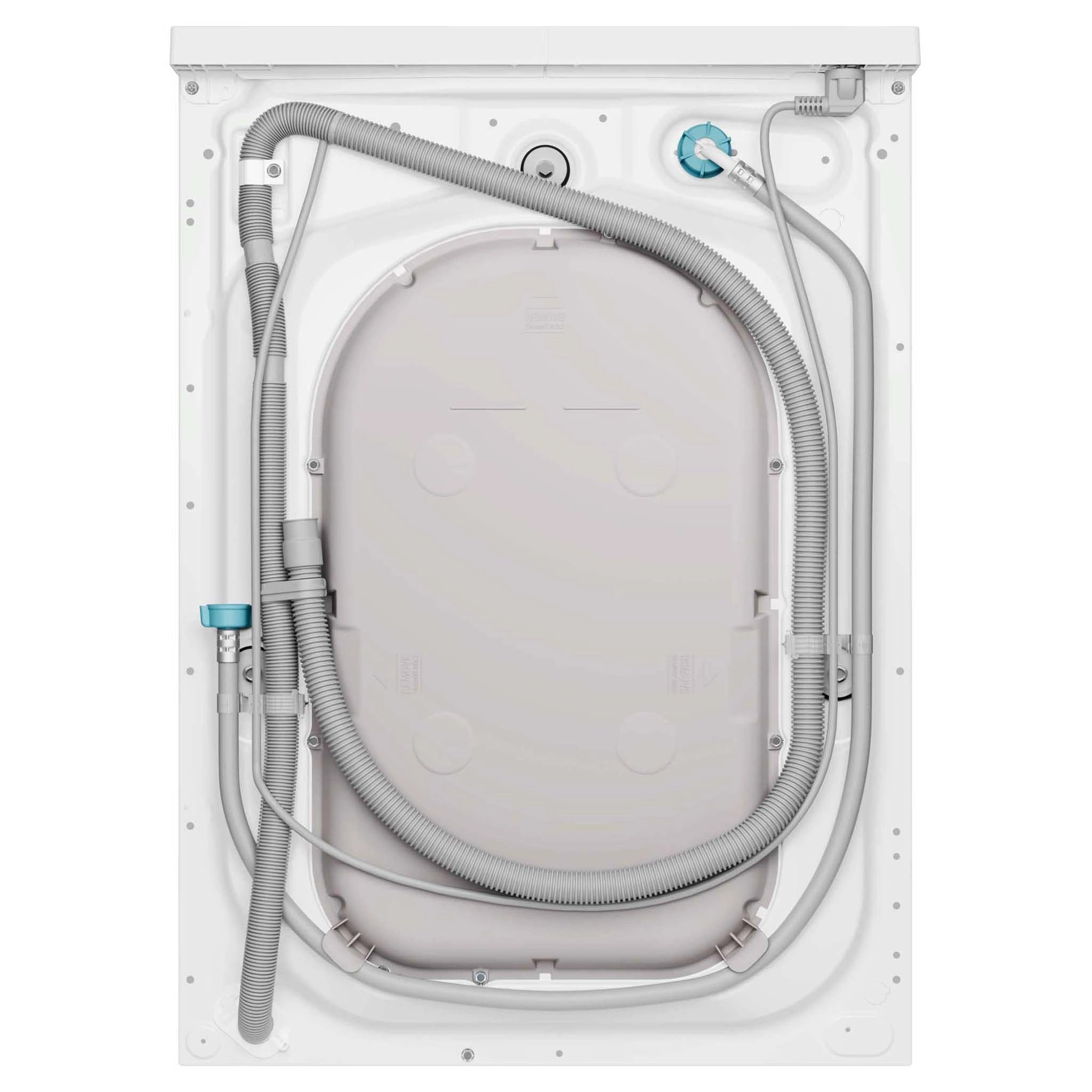 Electrolux 10kg/6kg UltimateCare 700 White Front Load Washer Dryer EWW1043R7WCS, Back Side View