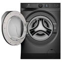 Electrolux 12kg/8kg 900 Series Dark Onyx Washer Dryer EWW1242R9SCS, Door Open View