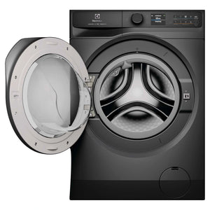 Electrolux 12kg/8kg 900 Series Dark Onyx Washer Dryer EWW1242R9SCS, Door Open View