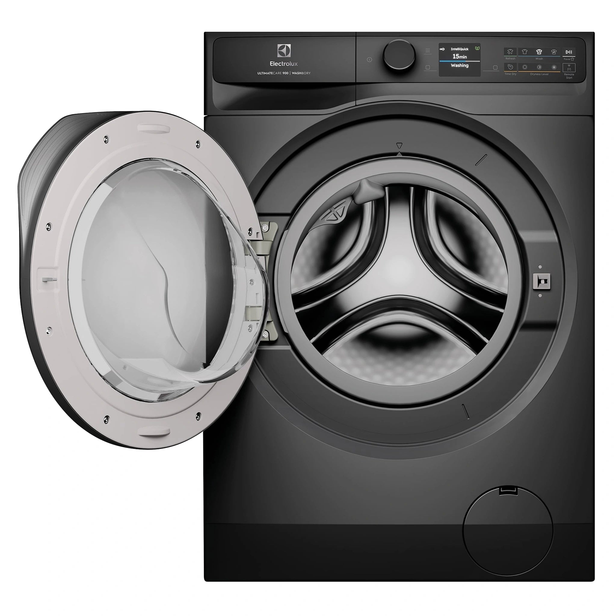 Electrolux 12kg/8kg Ultimate Care 900 Washer Dryer Combo EWW1242R9SC, Front View Door Open