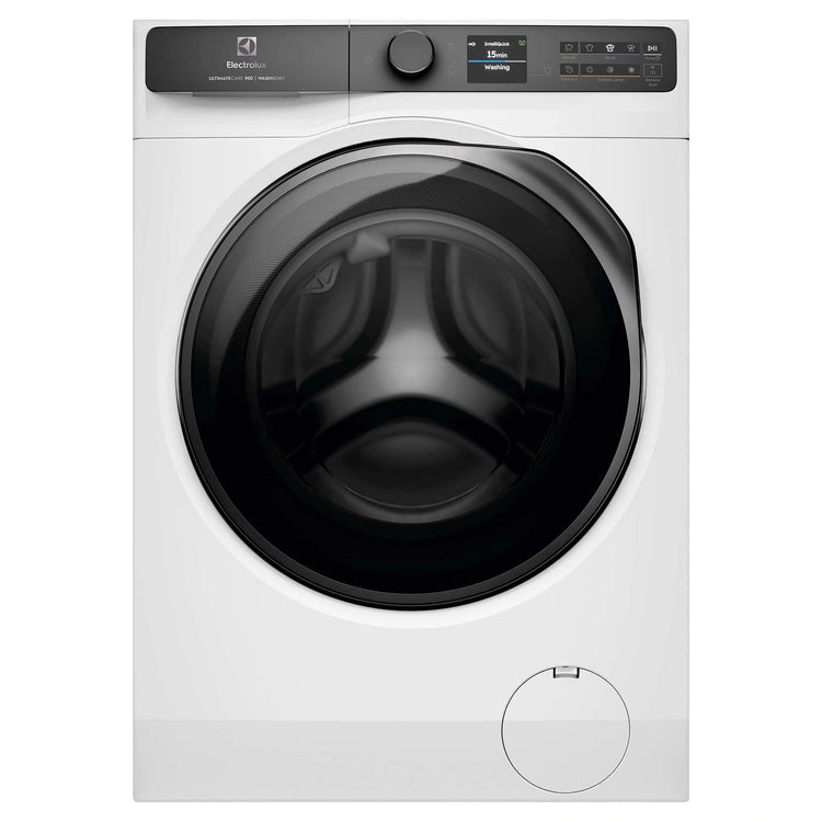 Electrolux 12kg/8kg 900 Series White Washer Dryer Combo EWW1242R9WCS, Front View