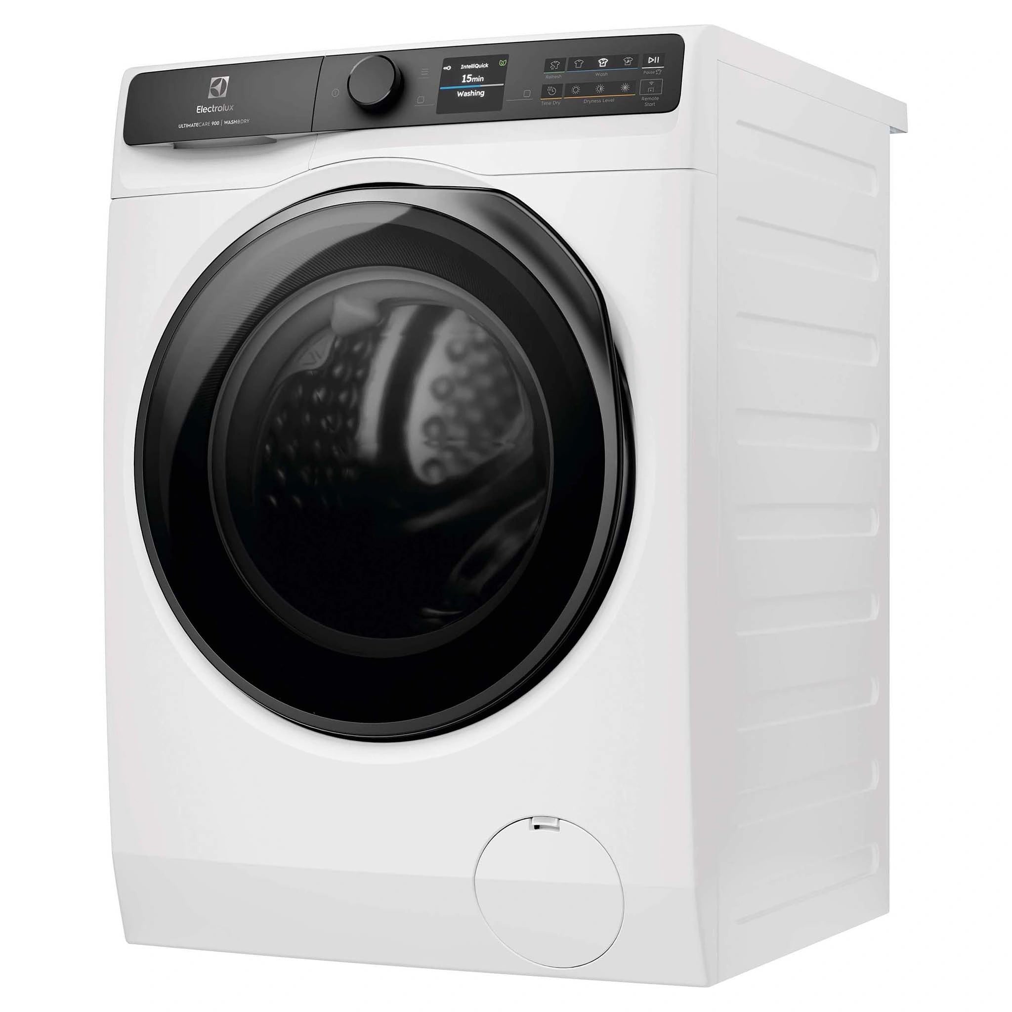 Electrolux 12kg/8kg 900 Series White Washer Dryer Combo EWW1242R9WCS, Right Side View