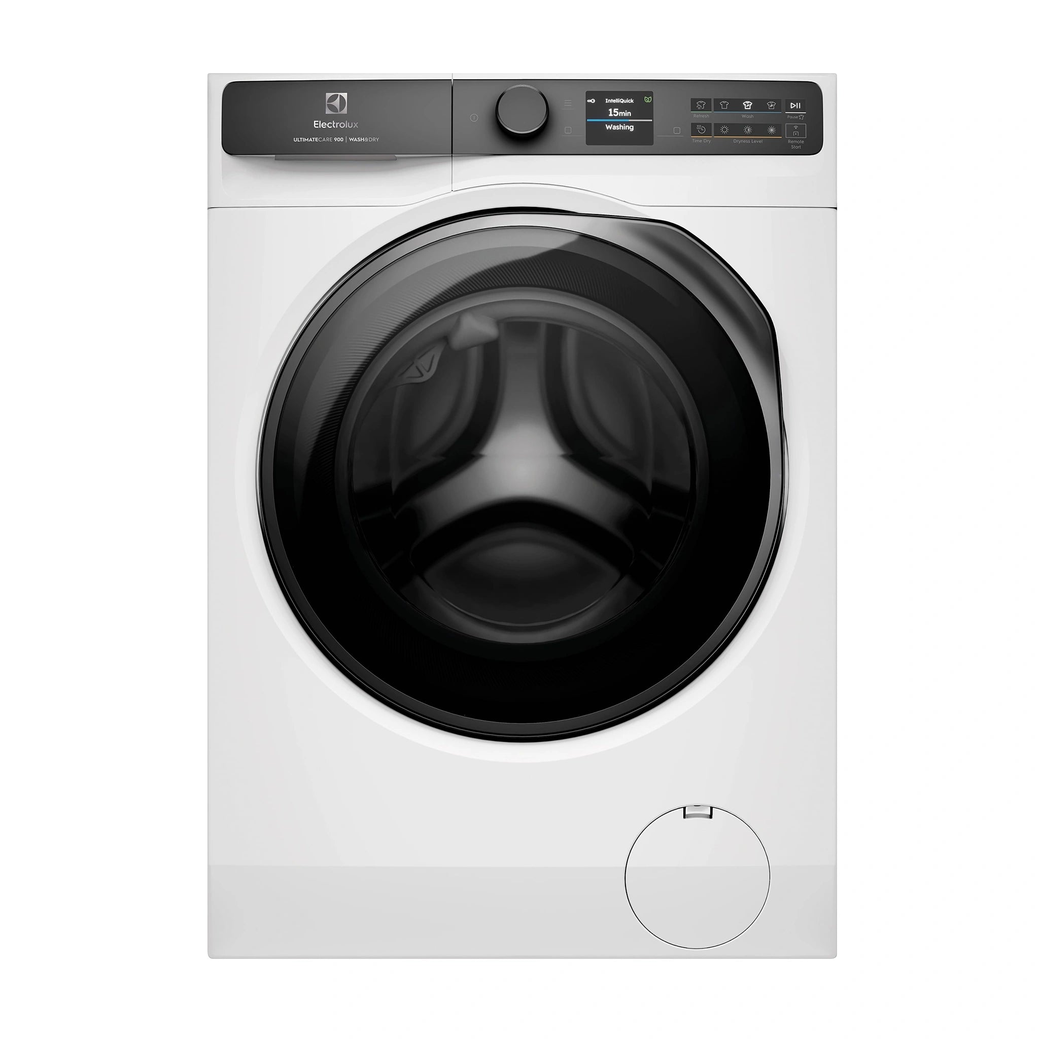 Electrolux 12kg/8kg UltimateCare 900 Front Load Washer Dryer- White EWW1242R9WC, Front View