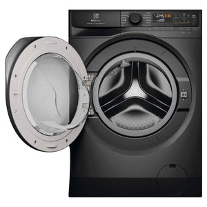Electrolux 12kg/8kg 700 Series Dark Stainless Washer Dryer Combo EWW1243R7SCS, Door Open View