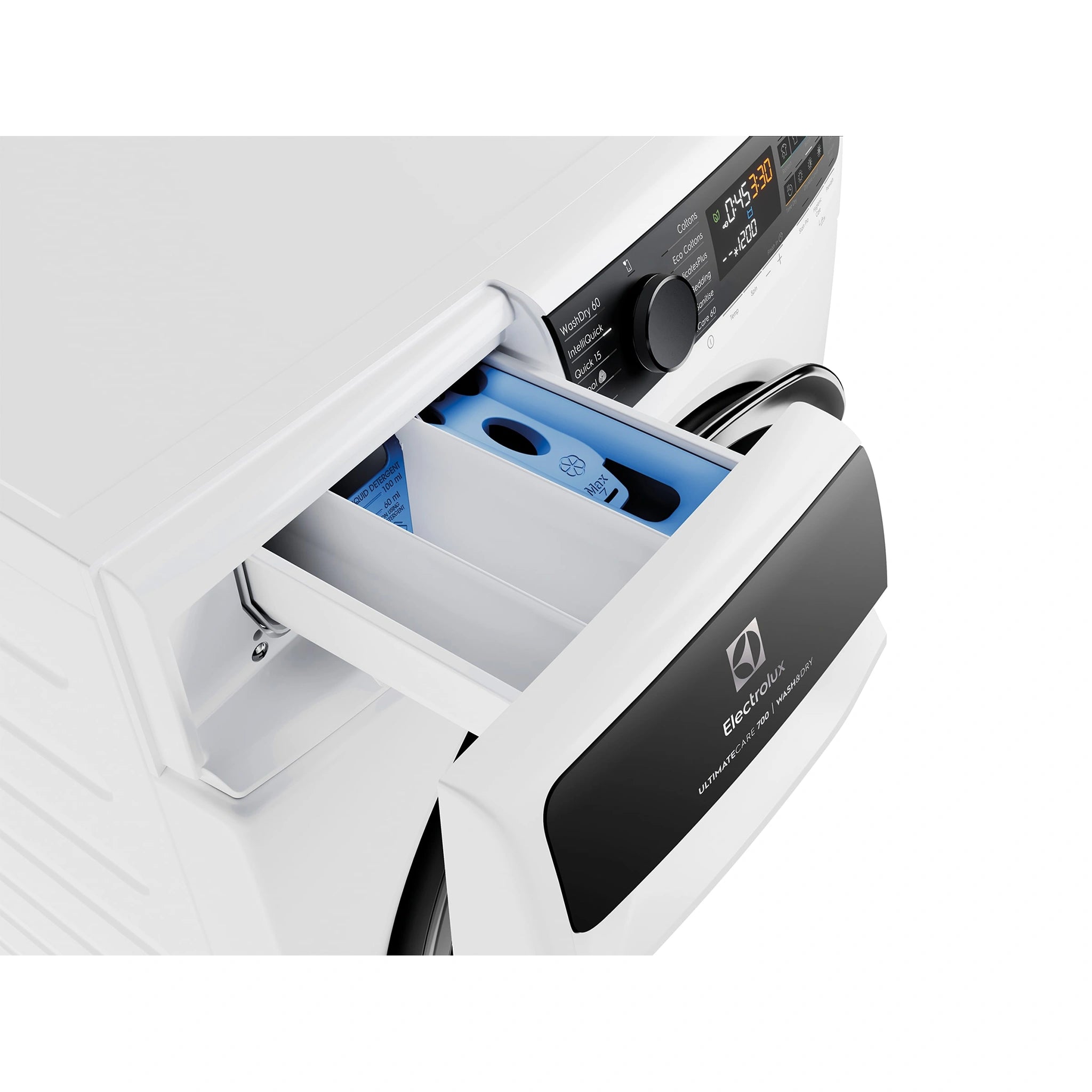 Electrolux 12kg/8kg Ultimate Care 700 Washer Dryer Combo EWW1243R7WC, Drawer Open