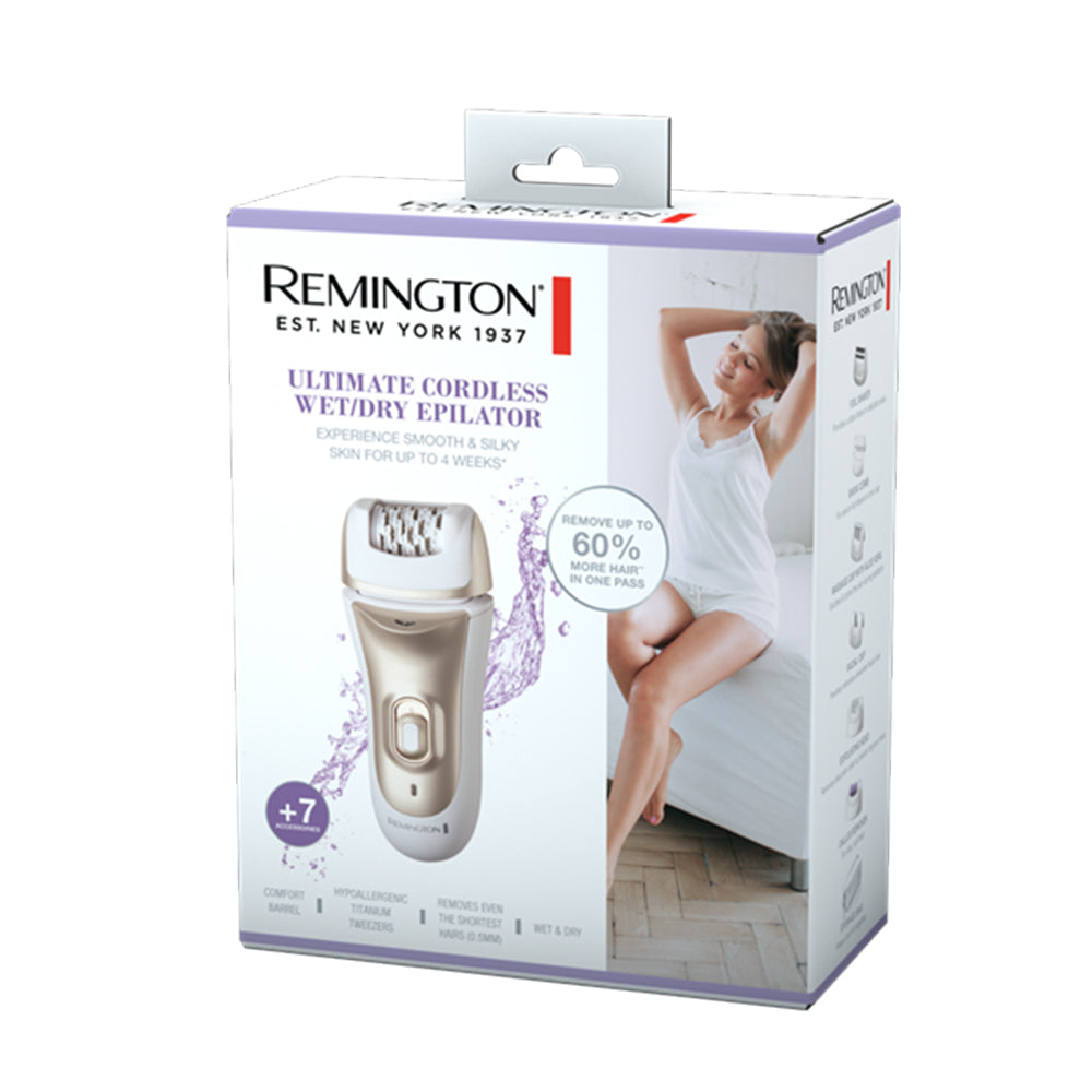 Remington EP7036AU Smooth & Silky Ultimate Cordless Wet/Dry Epilator
