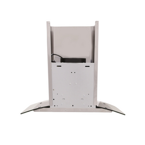 Esatto ERHGC60 60cm Curved Glass Canopy Rangehood, Back view