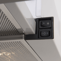 Euro Appliances ES602SS 60cm Slideout Rangehood, Control switch