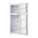 Esatto 236L Top Mount Fridge ETM236W, Front view with doors open