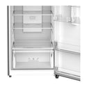 Esatto ETM314X 314L Top Mount Stainless Steel, Glass shelf and vegetable crisper drawer view